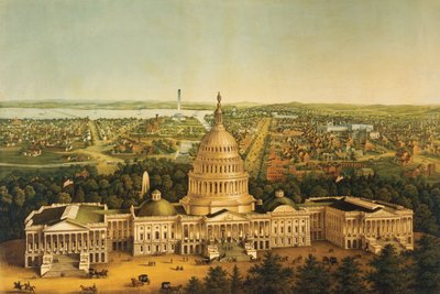 Washington, View of the City by American School